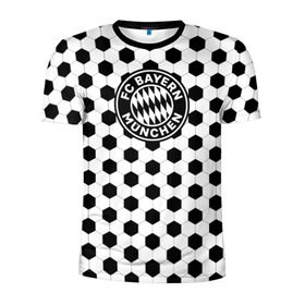 Мужская футболка 3D спортивная с принтом FC Bayern Munchen в Курске, 100% полиэстер с улучшенными характеристиками | приталенный силуэт, круглая горловина, широкие плечи, сужается к линии бедра | bayern | football | soccer | uefa | бавария | германия | клуб | лига | матч | мяч | нойер | спорт | уефа | футбол