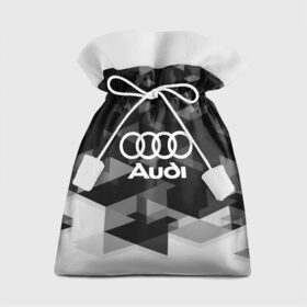 Подарочный 3D мешок с принтом Audi sport geometry в Курске, 100% полиэстер | Размер: 29*39 см | Тематика изображения на принте: audi | auto | automobile | car | carbon | machine | motor | motor car | sport car | автомашина | ауди | бренд | легковой автомобиль | марка | спортивный автомобиль | тачка