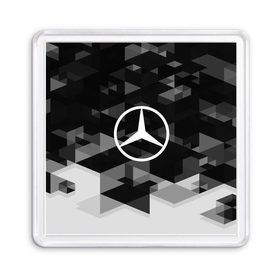 Магнит 55*55 с принтом Mercedes sport geometry в Курске, Пластик | Размер: 65*65 мм; Размер печати: 55*55 мм | auto | automobile | car | carbon | machine | mercedes | motor | motor car | sport car | автомашина | бренд | легковой автомобиль | марка | спортивный автомобиль | тачка