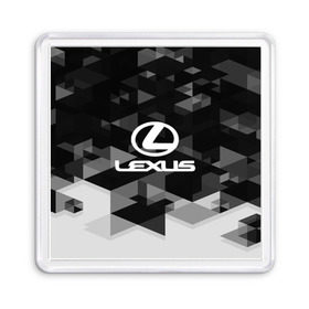 Магнит 55*55 с принтом Lexus sport geometry в Курске, Пластик | Размер: 65*65 мм; Размер печати: 55*55 мм | auto | automobile | car | carbon | lexus | machine | motor | motor car | sport car | автомашина | бренд | легковой автомобиль | марка | спортивный автомобиль | тачка