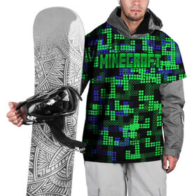 Накидка на куртку 3D с принтом Minecraft в Курске, 100% полиэстер |  | minecraft | miner | игра | инди | компьютерная | майнкрафт | мир | открытый | шахта | яркие