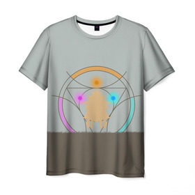 Мужская футболка 3D с принтом Dota 2 Invoker в Курске, 100% полиэфир | прямой крой, круглый вырез горловины, длина до линии бедер | carl | dota | dota 2 | invoker | magus | дота | дота 2 | инвокер | карл | маг