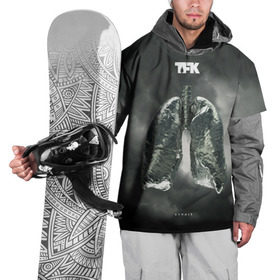 Накидка на куртку 3D с принтом TFK Exhale в Курске, 100% полиэстер |  | Тематика изображения на принте: tfk | thousand foot krutch