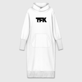 Платье удлиненное хлопок с принтом TFK logo black в Курске,  |  | Тематика изображения на принте: tfk | thousand foot krutch