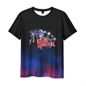 Мужская футболка 3D с принтом Iron Maiden в Курске, 100% полиэфир | прямой крой, круглый вырез горловины, длина до линии бедер | iron maiden | адриан смит | айран | айрон | группа | дэйв мюррей | железная дева | ирон | майден | мейд | мейден | метал | мрачный | музыка | песни | рок | стив харрис | тяжелый | хеви | хевиметал