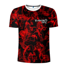 Мужская футболка 3D спортивная с принтом Bloodhound Gang в Курске, 100% полиэстер с улучшенными характеристиками | приталенный силуэт, круглая горловина, широкие плечи, сужается к линии бедра | Тематика изображения на принте: альтернативный | американская | глэм | готик | гранж | метал | музыка | пост | рок группа | хард