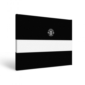 Холст прямоугольный с принтом FC Manchester United в Курске, 100% ПВХ |  | black   white | england | football | logo | manchester united | sport | англия | арт | лига | лого | манчестер юнайтед | спорт | текстура | фк | футбол | футбольный клуб | черно белый | эмблема