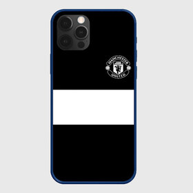 Чехол для iPhone 12 Pro Max с принтом FC Manchester United в Курске, Силикон |  | black   white | england | football | logo | manchester united | sport | англия | арт | лига | лого | манчестер юнайтед | спорт | текстура | фк | футбол | футбольный клуб | черно белый | эмблема