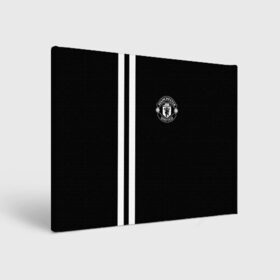 Холст прямоугольный с принтом Manchester United Black&White в Курске, 100% ПВХ |  | Тематика изображения на принте: england | football | logo | manchester united | sport | англия | арт | лига | лого | манчестер юнайтед | спорт | текстура | фк | футбол | футбольный клуб | эмблема