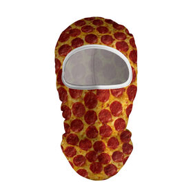 Балаклава 3D с принтом Пицца пепперони в Курске, 100% полиэстер, ткань с особыми свойствами — Activecool | плотность 150–180 г/м2; хорошо тянется, но при этом сохраняет форму. Закрывает шею, вокруг отверстия для глаз кайма. Единый размер | pepperoni | pizza | еда | колбаса | мясо | пица | сардельки | сыр | фастфуд