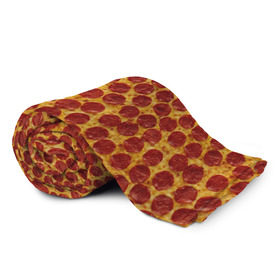 Плед 3D с принтом Пицца пепперони в Курске, 100% полиэстер | закругленные углы, все края обработаны. Ткань не мнется и не растягивается | Тематика изображения на принте: pepperoni | pizza | еда | колбаса | мясо | пица | сардельки | сыр | фастфуд