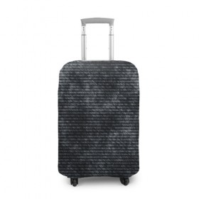 Чехол для чемодана 3D с принтом Джинсовый в Курске, 86% полиэфир, 14% спандекс | двустороннее нанесение принта, прорези для ручек и колес | 