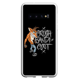 Чехол для Samsung Galaxy S10 с принтом Crush Bandicoot 3d в Курске, Силикон | Область печати: задняя сторона чехла, без боковых панелей | Тематика изображения на принте: crash | бандикут | краш | крэш