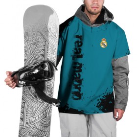 Накидка на куртку 3D с принтом REAL MADRID в Курске, 100% полиэстер |  | fc | football | fotball club | real madrid | sport | реал мадрид | спорт | спортивные | униформа | фирменные цвета | фк | футбол | футбольный клуб