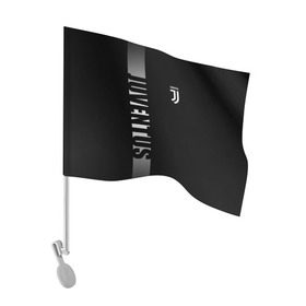 Флаг для автомобиля с принтом JUVENTUS SPORT в Курске, 100% полиэстер | Размер: 30*21 см | fc | football | fotball club | juventus | sport | спорт | спортивные | униформа | фирменные цвета | фк | футбол | футбольный клуб | ювентус