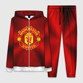 Женский костюм 3D с принтом Manchester United F.C. в Курске,  |  | england | football | logo | manchester united | sport | англия | арт | лига | лого | манчестер юнайтед | спорт | текстура | фк | футбол | футбольный клуб | эмблема