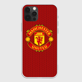 Чехол для iPhone 12 Pro с принтом Manchester United Knitted в Курске, силикон | область печати: задняя сторона чехла, без боковых панелей | england | football | logo | manchester united | pattern | sport | англия | арт | вязаный | лига | лого | манчестер юнайтед | переплет | свитер | спорт | текстура | узор | фк | футбол | футбольный клуб | эмблема