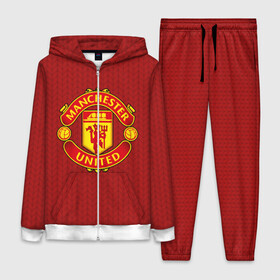 Женский костюм 3D с принтом Manchester United Knitted в Курске,  |  | england | football | logo | manchester united | pattern | sport | англия | арт | вязаный | лига | лого | манчестер юнайтед | переплет | свитер | спорт | текстура | узор | фк | футбол | футбольный клуб | эмблема