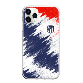 Чехол для iPhone 11 Pro Max матовый с принтом Atletico Madrid в Курске, Силикон |  | атлетико мадрид | эмблема