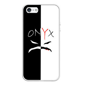 Чехол для iPhone 5/5S матовый с принтом ONYX в Курске, Силикон | Область печати: задняя сторона чехла, без боковых панелей | onyx | американская группа | группа | музыка | надпись | хип хоп