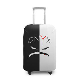Чехол для чемодана 3D с принтом ONYX в Курске, 86% полиэфир, 14% спандекс | двустороннее нанесение принта, прорези для ручек и колес | onyx | американская группа | группа | музыка | надпись | хип хоп