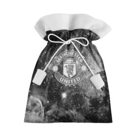 Подарочный 3D мешок с принтом Manchester United Cosmos в Курске, 100% полиэстер | Размер: 29*39 см | Тематика изображения на принте: england | football | logo | manchester united | sport | англия | арт | лига | лого | манчестер юнайтед | спорт | текстура | фк | футбол | футбольный клуб | эмблема