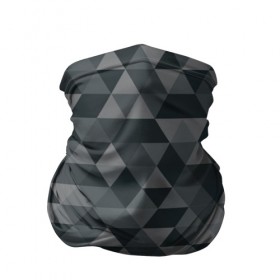 Бандана-труба 3D с принтом Hipster gray в Курске, 100% полиэстер, ткань с особыми свойствами — Activecool | плотность 150‒180 г/м2; хорошо тянется, но сохраняет форму | абстракция | белый | мозаика | ромб | серый | треугольник | узор | хипстер | черный | яркий