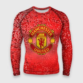 Мужской рашгард 3D с принтом ФК Манчестер Юнайтед в Курске,  |  | england | football | logo | manchester united | sport | абстракция | англия | арт | кубики | лига | лого | манчестер юнайтед | пиксели | спорт | текстура | фк | футбол | футбольный клуб | эмблема