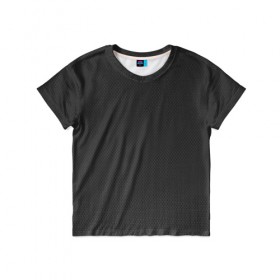 Детская футболка 3D с принтом Кевлар Ультра в Курске, 100% гипоаллергенный полиэфир | прямой крой, круглый вырез горловины, длина до линии бедер, чуть спущенное плечо, ткань немного тянется | Тематика изображения на принте: black | carbon | карбон | кевлар | кольчуга