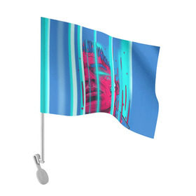 Флаг для автомобиля с принтом Элджей в Курске, 100% полиэстер | Размер: 30*21 см | Тематика изображения на принте: sayonara boy | морген | сайонара | элджей