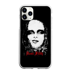 Чехол для iPhone 11 Pro матовый с принтом Dani Filth в Курске, Силикон |  | cradle of filth | колыбель порока