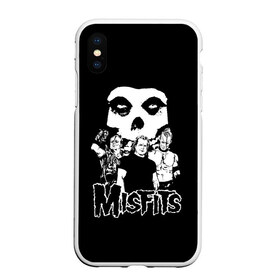Чехол для iPhone XS Max матовый с принтом Misfits в Курске, Силикон | Область печати: задняя сторона чехла, без боковых панелей | horror | punk | rock | альтернатива | группа | мисфитс | неприкаянные | панк | рок | хоррор