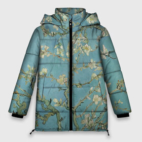 Женская зимняя куртка 3D с принтом Ван Гог Цветущие ветки миндаля в Курске, верх — 100% полиэстер; подкладка — 100% полиэстер; утеплитель — 100% полиэстер | длина ниже бедра, силуэт Оверсайз. Есть воротник-стойка, отстегивающийся капюшон и ветрозащитная планка. 

Боковые карманы с листочкой на кнопках и внутренний карман на молнии | вангог | винсент | живопись | картина | цветы