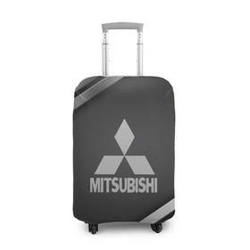 Чехол для чемодана 3D с принтом MITSUBISHI SPORT в Курске, 86% полиэфир, 14% спандекс | двустороннее нанесение принта, прорези для ручек и колес |  машина | марка | митсубиси
