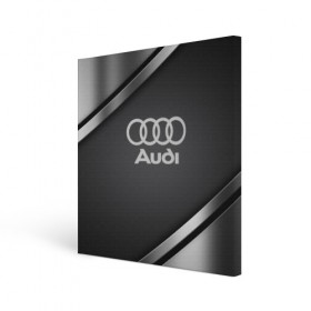 Холст квадратный с принтом AUDI SPORT в Курске, 100% ПВХ |  | audi | auto | automobile | car | carbon | machine | motor | motor car | sport car | автомашина | ауди | бренд | легковой автомобиль | марка | спортивный автомобиль | тачка