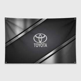 Флаг-баннер с принтом TOYOTA SPORT в Курске, 100% полиэстер | размер 67 х 109 см, плотность ткани — 95 г/м2; по краям флага есть четыре люверса для крепления | auto | automobile | car | carbon | machine | motor | motor car | sport car | toyota | автомашина | бренд | легковой автомобиль | марка | спортивный автомобиль | тачка