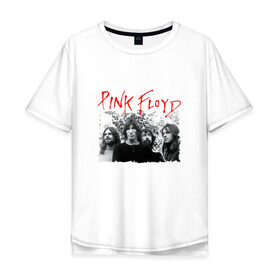 Мужская футболка хлопок Oversize с принтом Pink Floyd в Курске, 100% хлопок | свободный крой, круглый ворот, “спинка” длиннее передней части | Тематика изображения на принте: pink floyd | pinkfloyd | арт | артрок | группа | дэвид гилмор | пинк флойд | пинкфлойд | прогрессивный | психоделический | рок | сид барретт | симфонический | спэйс | эйсид | экспериментальный