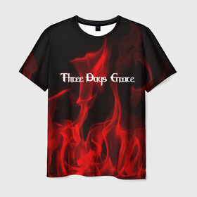 Мужская футболка 3D с принтом Three Days Grace в Курске, 100% полиэфир | прямой крой, круглый вырез горловины, длина до линии бедер | punk | rock | three days grace | альтернативный хип хоп | группа | инди поп | музыка | музыкальное произведение | ноты | панк | регги | рок | синти поп