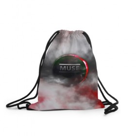 Рюкзак-мешок 3D с принтом Muse в Курске, 100% полиэстер | плотность ткани — 200 г/м2, размер — 35 х 45 см; лямки — толстые шнурки, застежка на шнуровке, без карманов и подкладки | 