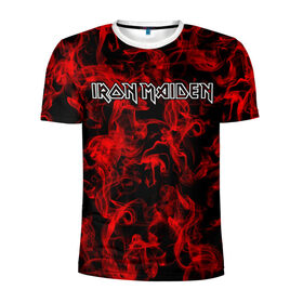 Мужская футболка 3D спортивная с принтом Iron Maiden в Курске, 100% полиэстер с улучшенными характеристиками | приталенный силуэт, круглая горловина, широкие плечи, сужается к линии бедра | альтернативный | блюз | британская | готик | гранж | группа | метал | модные | музыка | пост | рок | хард