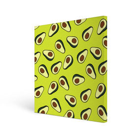 Холст квадратный с принтом Авокадо в Курске, 100% ПВХ |  | Тематика изображения на принте: avocado | food | fruit | pattern | vegan | vegetarian | авокадо | веган | вегетарианство | еда | паттерн | правильное питание | фрукт