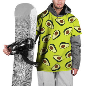 Накидка на куртку 3D с принтом Авокадо в Курске, 100% полиэстер |  | avocado | food | fruit | pattern | vegan | vegetarian | авокадо | веган | вегетарианство | еда | паттерн | правильное питание | фрукт