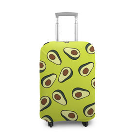 Чехол для чемодана 3D с принтом Авокадо в Курске, 86% полиэфир, 14% спандекс | двустороннее нанесение принта, прорези для ручек и колес | avocado | food | fruit | pattern | vegan | vegetarian | авокадо | веган | вегетарианство | еда | паттерн | правильное питание | фрукт