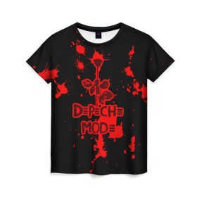 Женская футболка 3D с принтом Depeche Mode в Курске, 100% полиэфир ( синтетическое хлопкоподобное полотно) | прямой крой, круглый вырез горловины, длина до линии бедер | depeche mode | альтернативный | вестник моды | депеш мод | депешмод | дэйв гаан | индастриал | мартин гор | музыка | новая волна | роза | рок | синти поп | электроник | энди флетчер