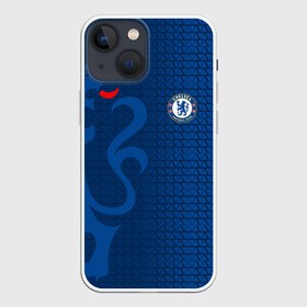 Чехол для iPhone 13 mini с принтом CHELSEA SPORT в Курске,  |  | chelsea | fc | football | fotball club | sport | спорт | спортивные | униформа | фирменные цвета | фк | футбол | футбольный клуб | челси