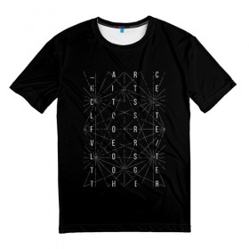 Мужская футболка 3D с принтом Architects в Курске, 100% полиэфир | прямой крой, круглый вырез горловины, длина до линии бедер | архитектс