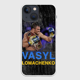 Чехол для iPhone 13 mini с принтом Василий Ломаченко_2 в Курске,  |  | boxing | lomachenko | бокс | боксеры | василий ломаченко | чемпион