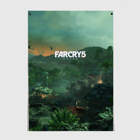 Постер с принтом Far Cry Vietnam в Курске, 100% бумага
 | бумага, плотность 150 мг. Матовая, но за счет высокого коэффициента гладкости имеет небольшой блеск и дает на свету блики, но в отличии от глянцевой бумаги не покрыта лаком | 