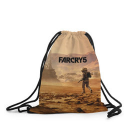 Рюкзак-мешок 3D с принтом Far Cry 5 Mars в Курске, 100% полиэстер | плотность ткани — 200 г/м2, размер — 35 х 45 см; лямки — толстые шнурки, застежка на шнуровке, без карманов и подкладки | 