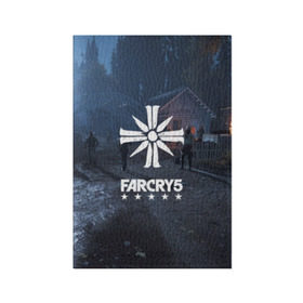 Обложка для паспорта матовая кожа с принтом Cult Far Cry в Курске, натуральная матовая кожа | размер 19,3 х 13,7 см; прозрачные пластиковые крепления | 